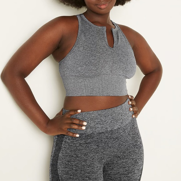 PINK Victoria's Secret Other - Victoria’s Secret Pink Split Neck Sports Bra-Marble Blk-Sz.XS NWT🖤